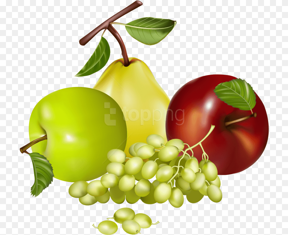 Mix Fruit Vector, Food, Plant, Produce, Grapes Free Png