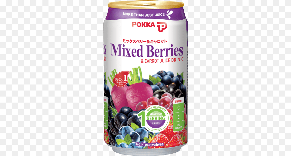 Mixed Berries Amp Carrot Juice Drink Pokka Mixed Berries Juice, Berry, Produce, Plant, Fruit Png Image