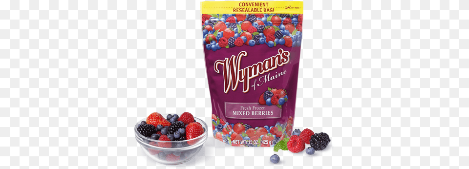 Mixed Berries Wyman39s Wild Blueberries In Water 14 Oz Can, Berry, Produce, Plant, Fruit Free Transparent Png