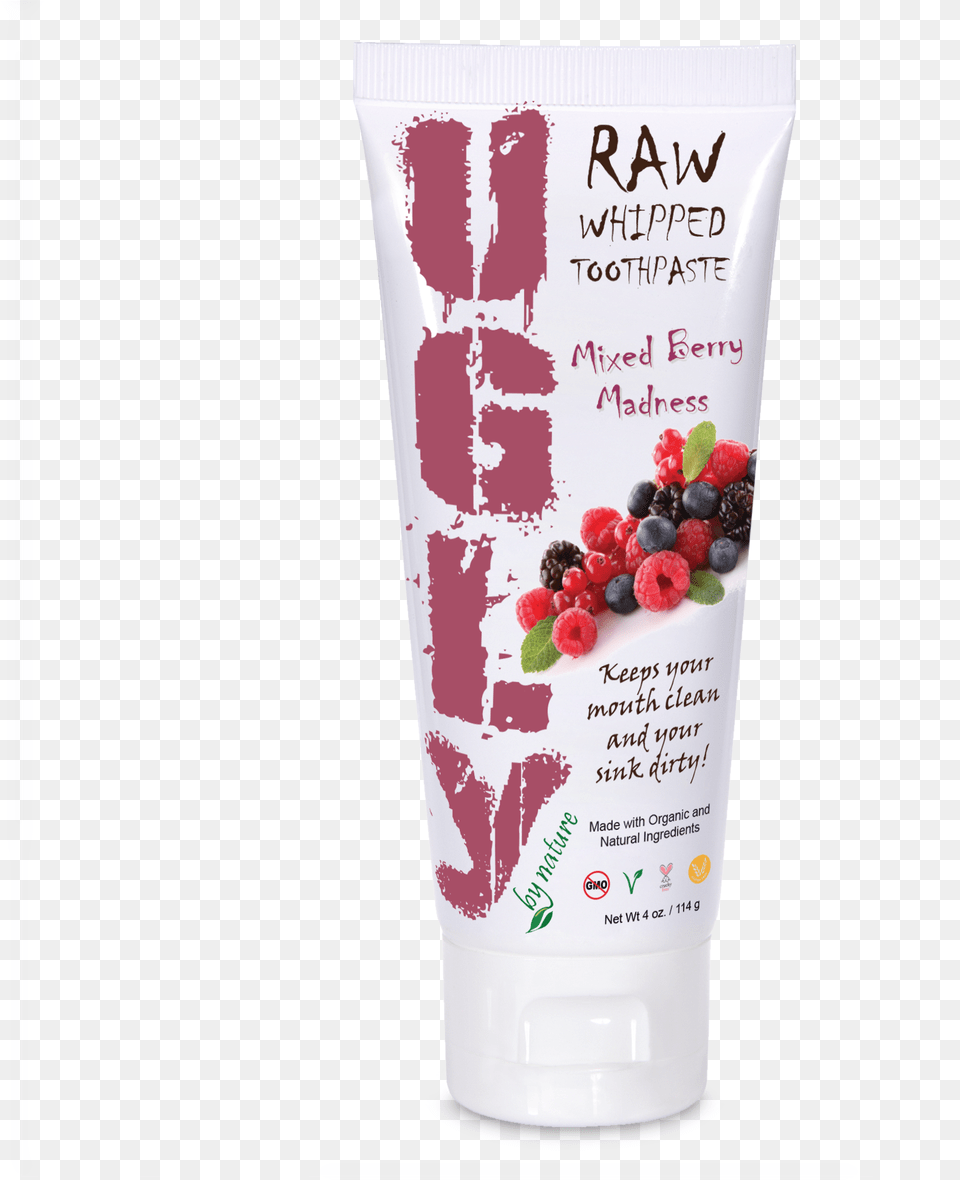 Mixed Berry Madness Toothpaste Ugly Toothpaste, Bottle, Lotion, Food, Fruit Free Transparent Png