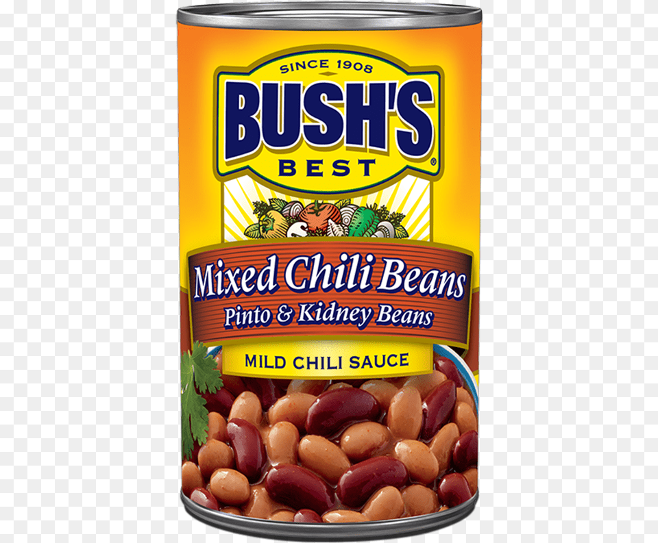 Mixed Chili Beans Bush39s Chili Beans Medium Sauce, Aluminium, Tin, Can, Food Free Transparent Png