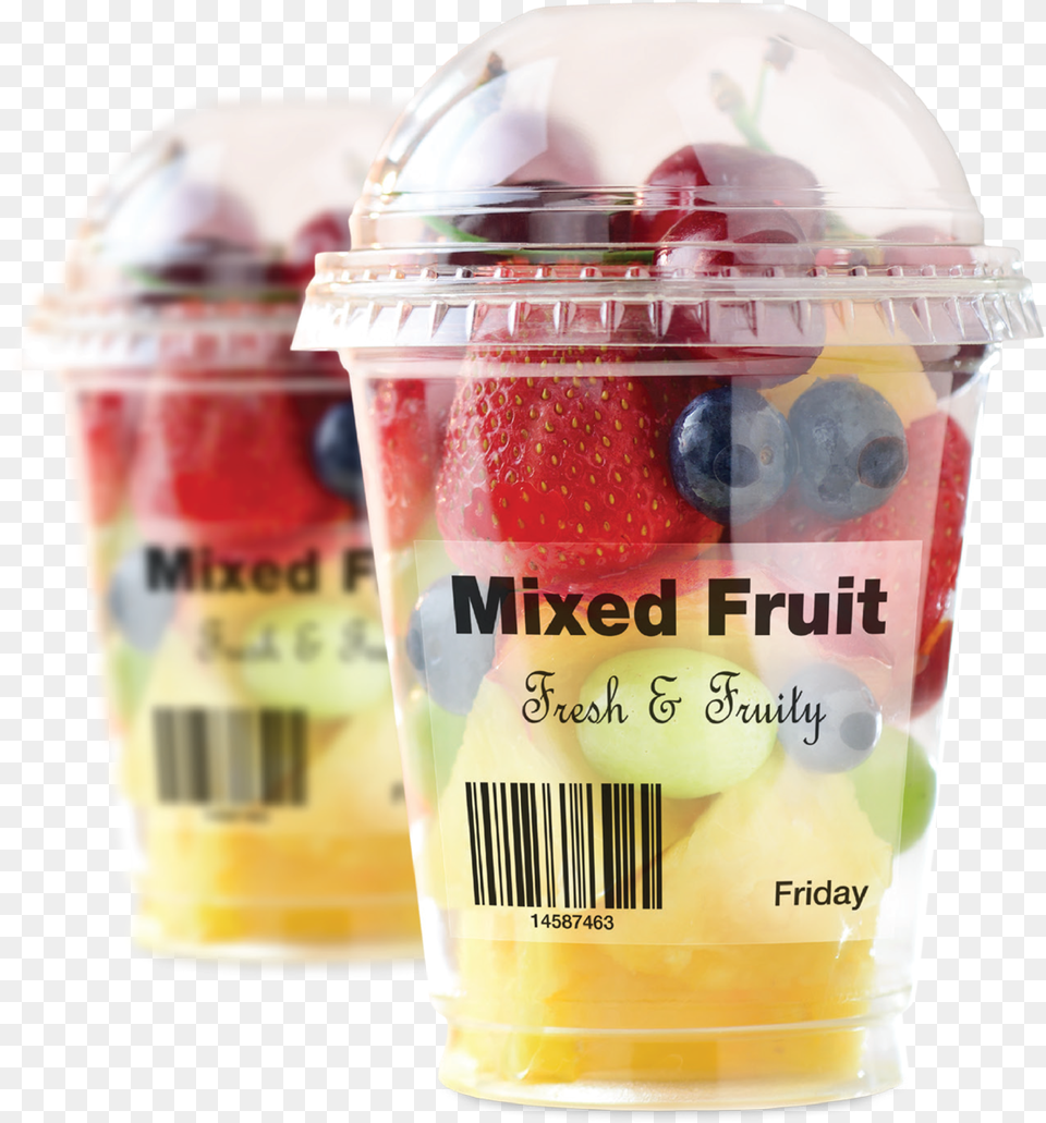 Mixed Fruit Label Gelato, Yogurt, Dessert, Food, Jelly Free Transparent Png