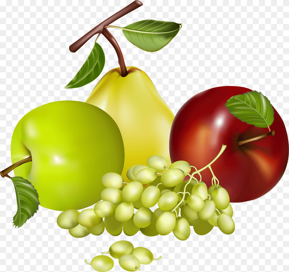 Mixed Fruits Clipart Best Web Clipart Pics Fruit Clipart, Food, Plant, Produce, Grapes Png Image