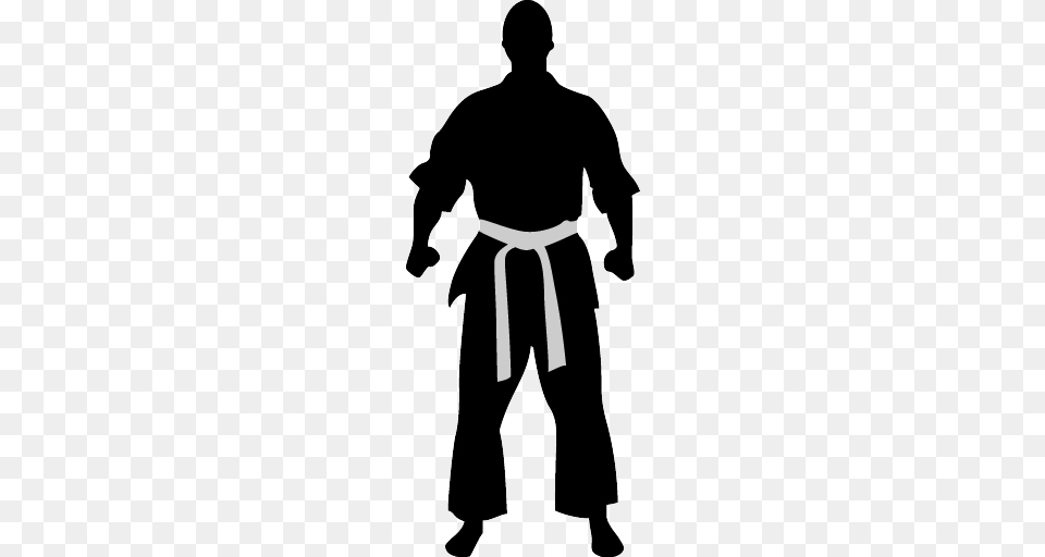 Mixed Martial Arts Clipart Japanese, Silhouette, Adult, Person, Man Free Transparent Png