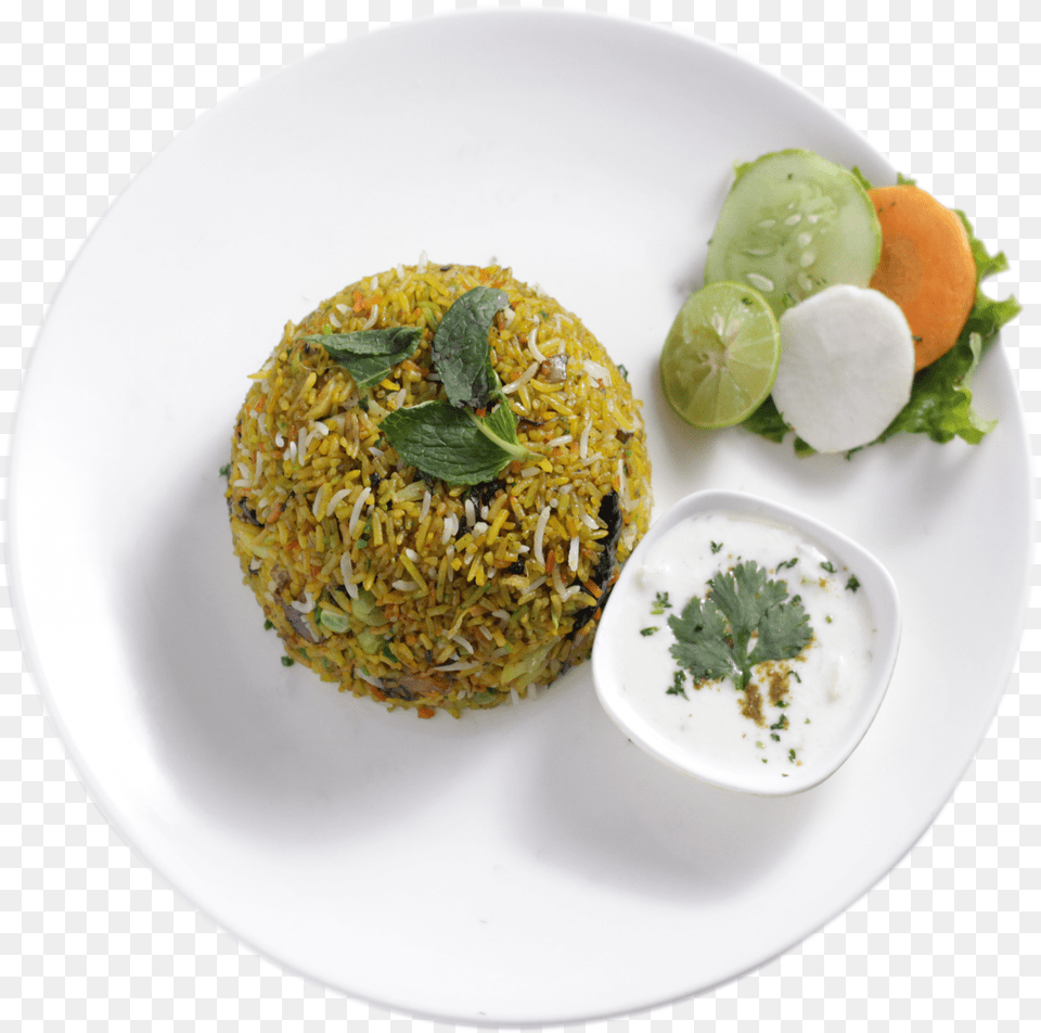 Mixed Veg Biryani Hyderabadi Biriyani, Food, Food Presentation, Plate Png