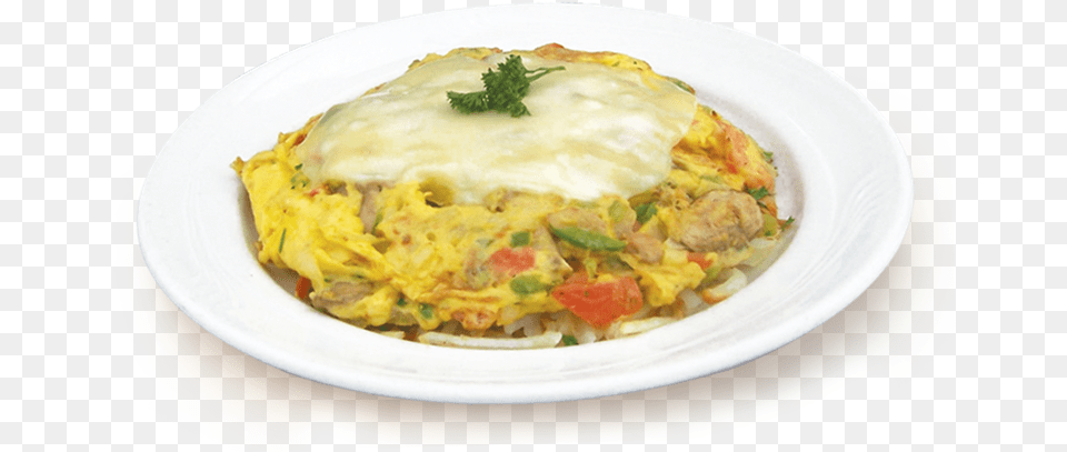 Mixed Vegetable Frittata Topped With Cheese Omelette, Food, Plate, Meal, Dish Free Transparent Png