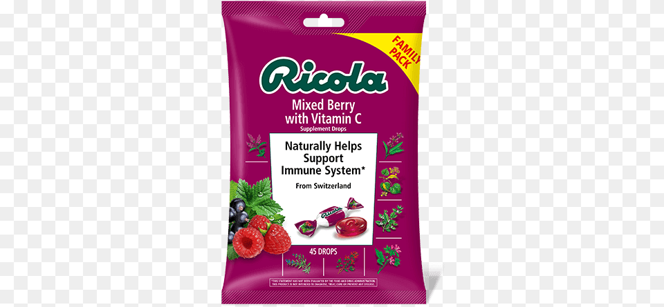Mixedberry Bag Ricola Honey Lemon Echinacea, Berry, Food, Fruit, Plant Free Transparent Png