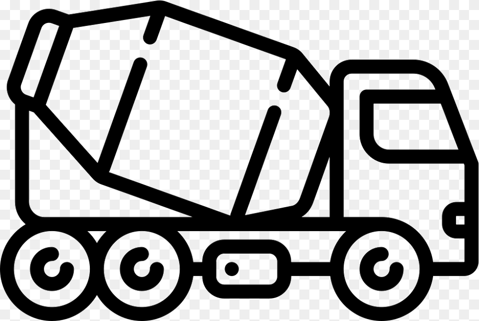 Mixer Truck Comments Gas Tank Truck Transparent, Device, Grass, Lawn, Lawn Mower Free Png