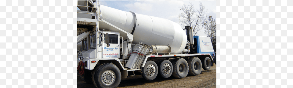 Mixer Truck Delivery Truck, Transportation, Vehicle, Trailer Truck Free Png