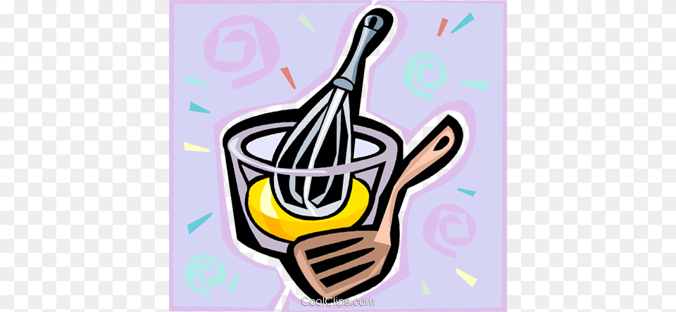 Mixing Bowl And Whisk Royalty Vector Clip Art Illustration, Cutlery, Tool, Plant, Lawn Mower Png