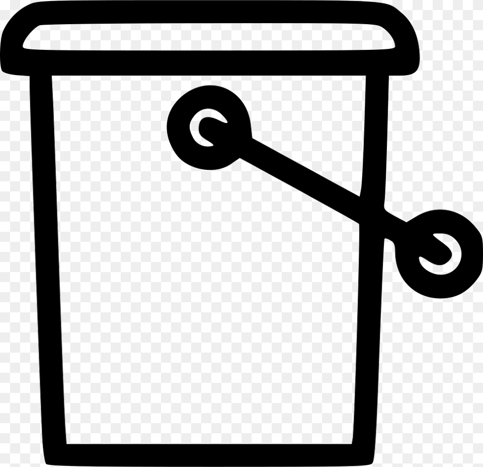 Mixing Paint Bucket Sand Back Icon, Text Free Png Download