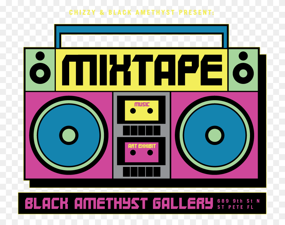 Mixtape Art Exhibit Chizzy X Black Amethyst Gallery Aprilmay, Scoreboard, Electronics Free Transparent Png