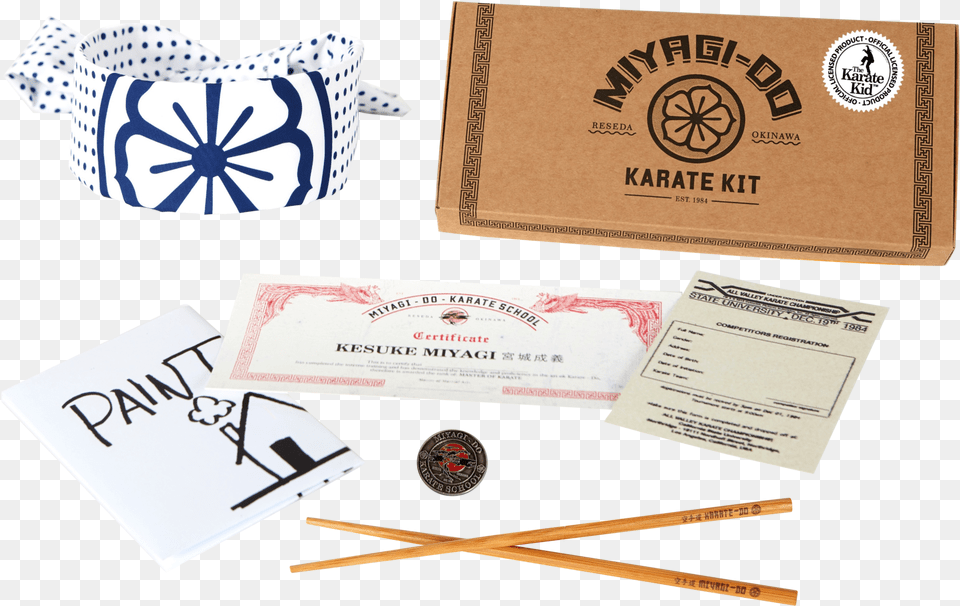 Miyagi Do Karate Kit, Text, Business Card, Paper Free Png