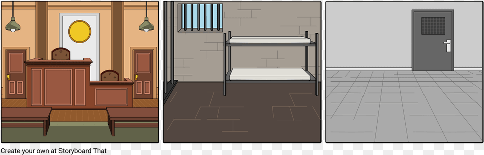 Miyu Goes To Jail, Floor, Flooring, Lamp, Furniture Free Png