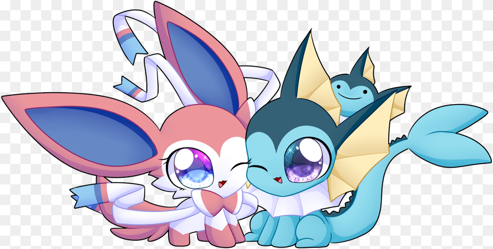 Miyu On Twitter So I Heard Itu0027s The8bitdrummer And Sylveon And Vaporeon, Art, Graphics Png Image