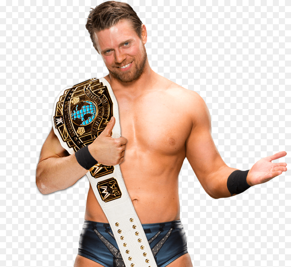 Miz With Intercontinental Championship, Person, Hand, Finger, Body Part Free Transparent Png