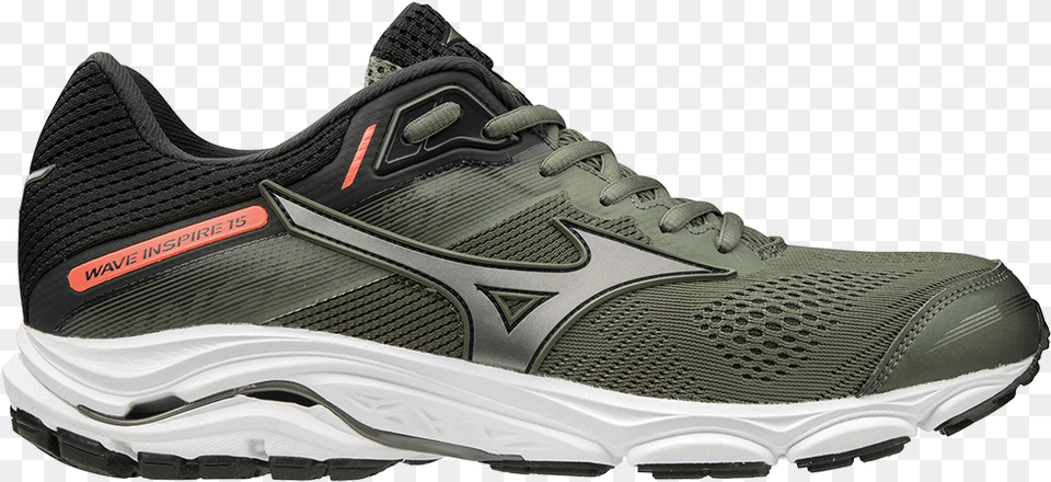 Mizuno Wave Inspire 15 Men39s Ocean Depths Cloud, Clothing, Footwear, Running Shoe, Shoe Png Image