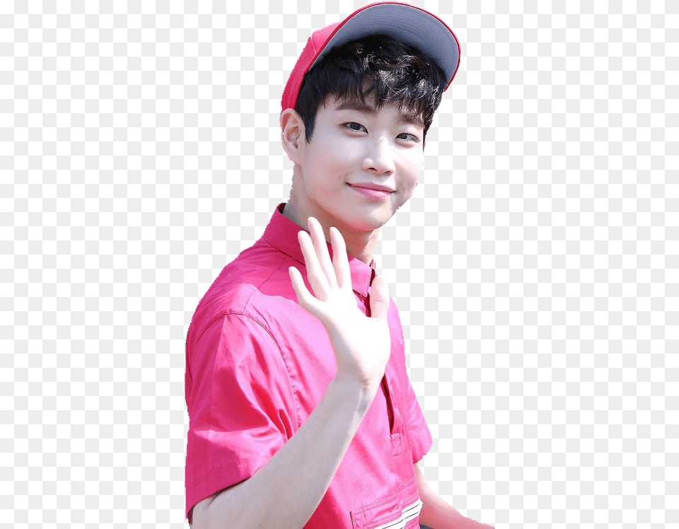 Mj Astro Kpop Pink Korean Cute Adorabe Mj Astro, Baseball Cap, Person, Head, Hat Free Png