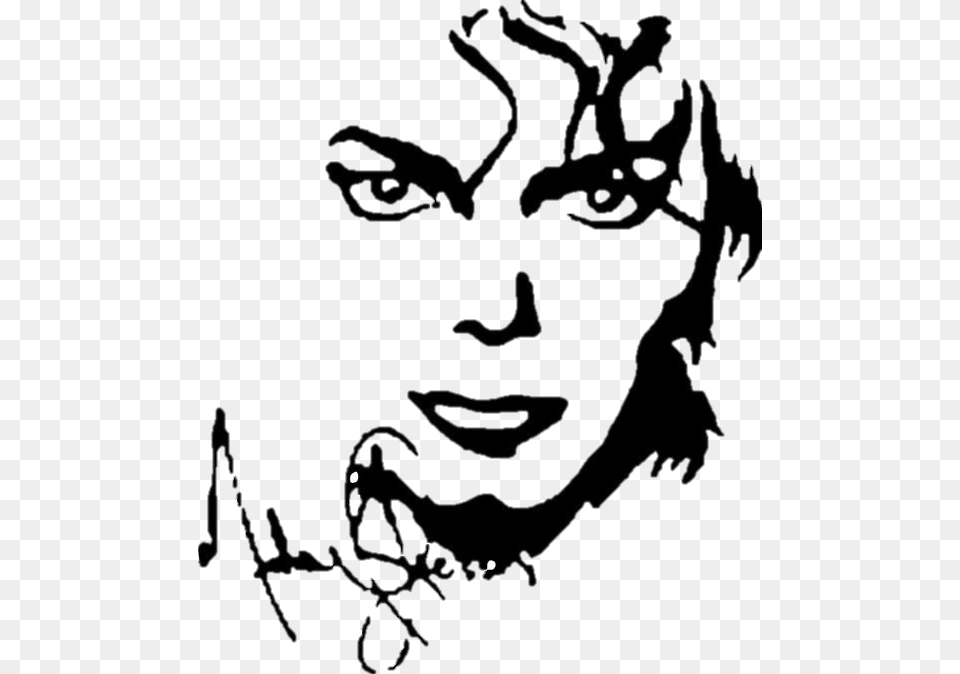 Mj Show Stencil Michael Jackson Pumpkin Carving, Person, Text, Handwriting, Face Free Transparent Png