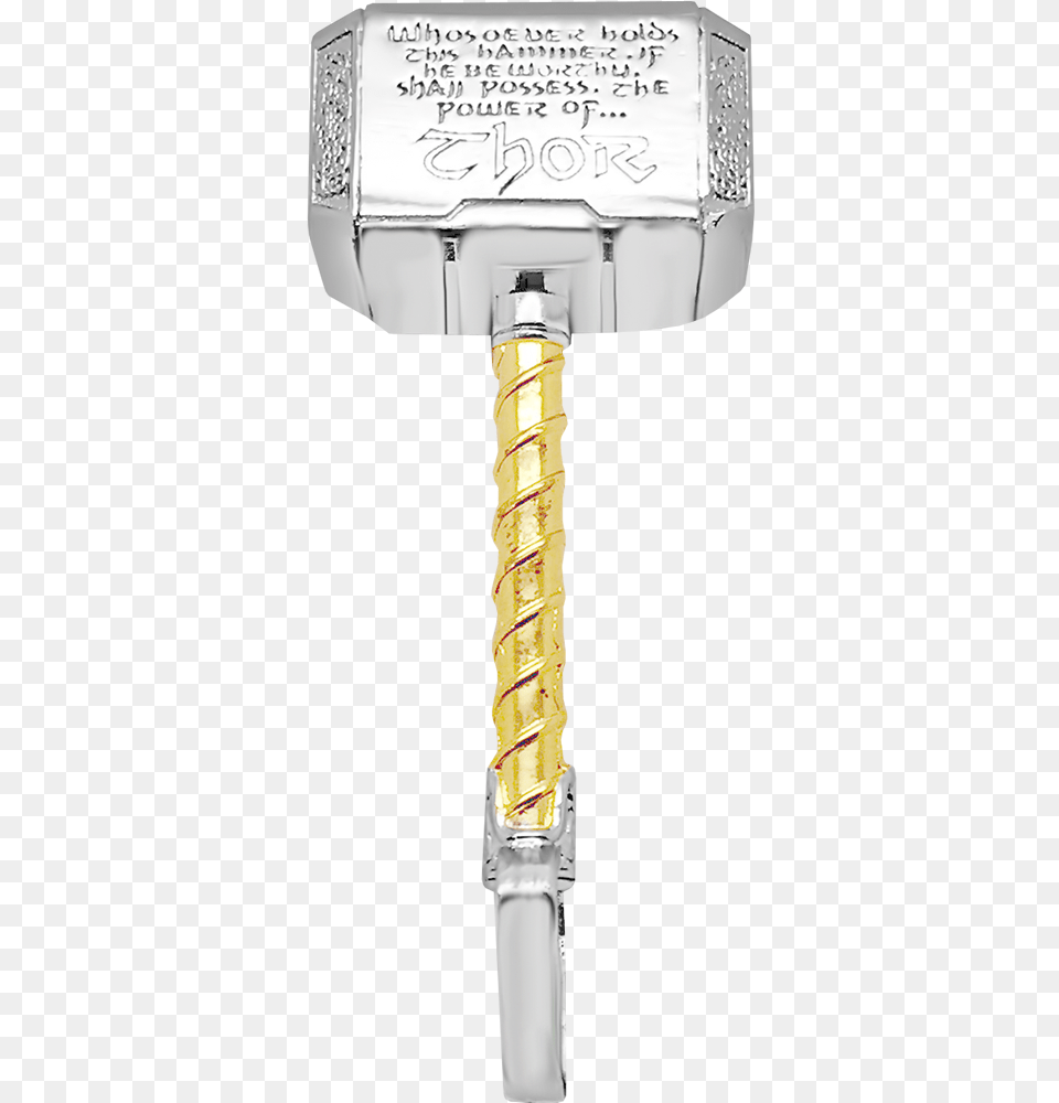 Mjolnir Necklace Brass, Device, Hammer, Tool Free Png
