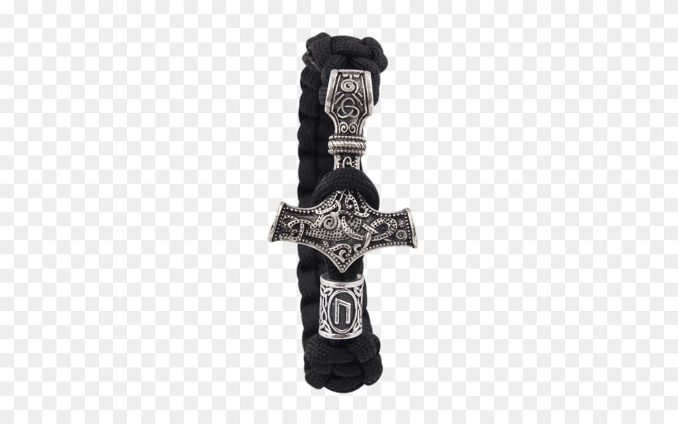 Mjolnir Runic Bracelet Norse Blood, Cross, Sword, Symbol, Weapon Free Transparent Png