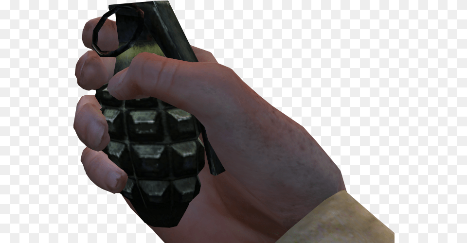 Mk 2 Grenade First Person Cod First Person Grenade, Ammunition, Body Part, Finger, Hand Free Png Download