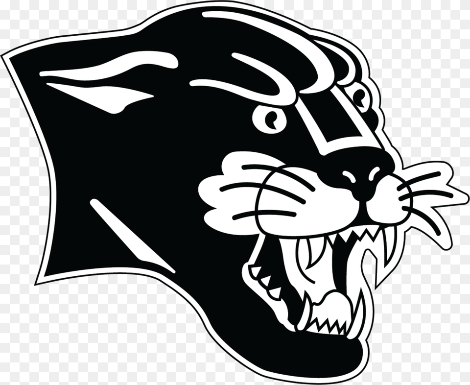 Mk Panther Head Illustration, Clothing, Hat, Stencil, Cap Free Png Download