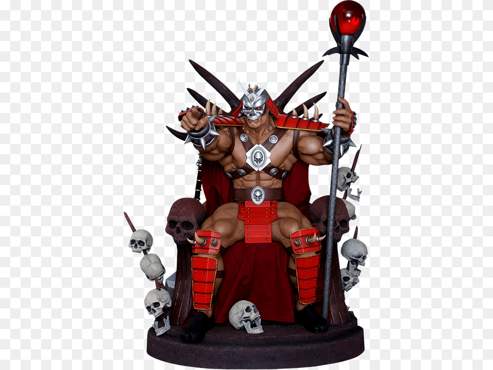 Mk Shao Kahn Figure, Adult, Male, Man, Person Free Png