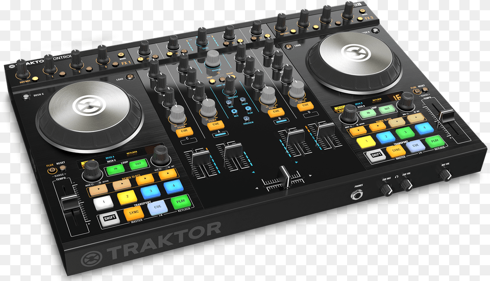 Mk2 Titelperspektive Shadow Native Instruments Traktor Kontrol S4 Mk Ii 4 Dj Controller, Cd Player, Electronics, Computer Hardware, Hardware Free Png Download