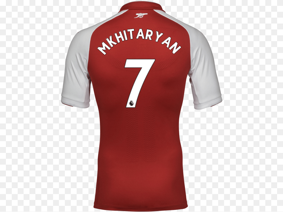 Mkhitaryan Arsenal Shirt Number, Clothing, T-shirt, Jersey Png