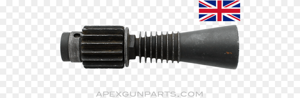 Mkii Barrel Bearing With Flash Hider British Aircraft Cutting Tool, Machine, Mortar Shell, Weapon, Drive Shaft Free Png