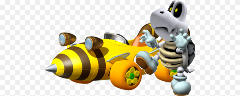 Mkpc Dry Bones Honey Queen Bee Mario Kart, Animal, Insect, Invertebrate, Wasp Png Image