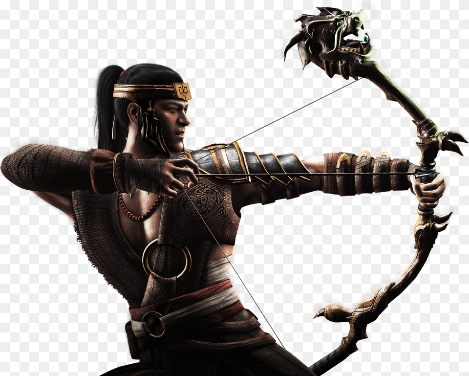 Mkx Kung Jin Bow And Arrow, Archer, Archery, Weapon, Sport Free Png Download