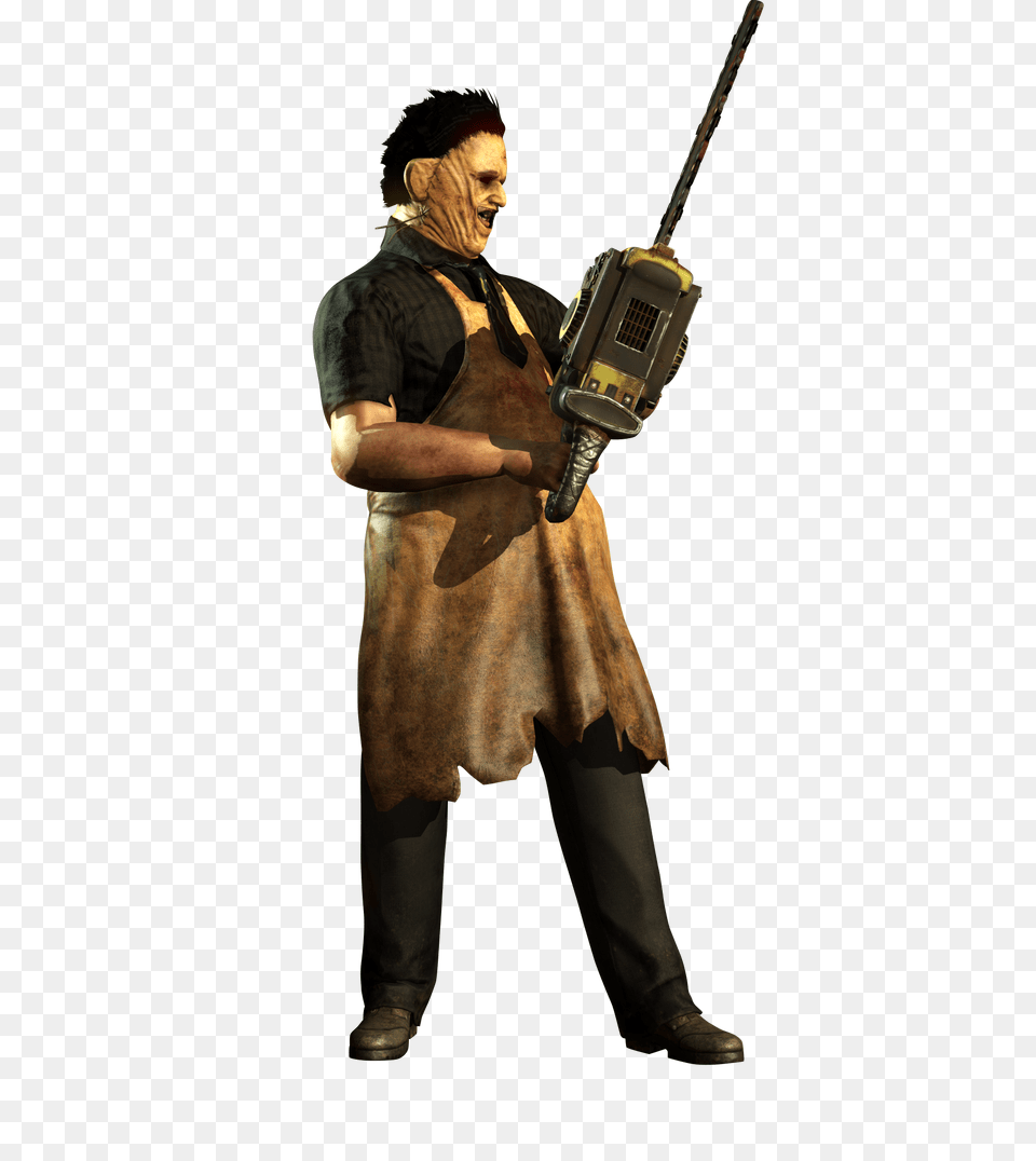 Mkxl Leatherface Hq Cutout, Adult, Person, Man, Male Free Png