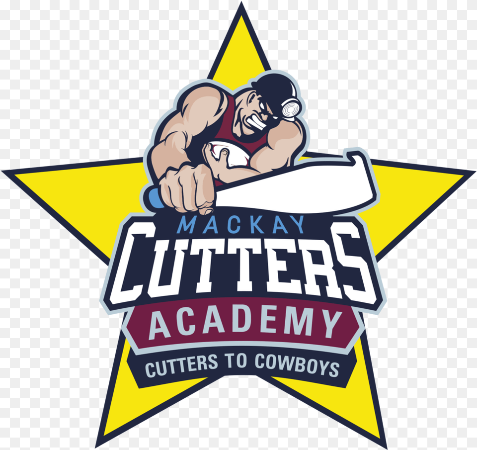 Mky Cutter Academy Logo No White Outline Mackay Cutters, Baby, Person, Symbol, Face Free Png Download