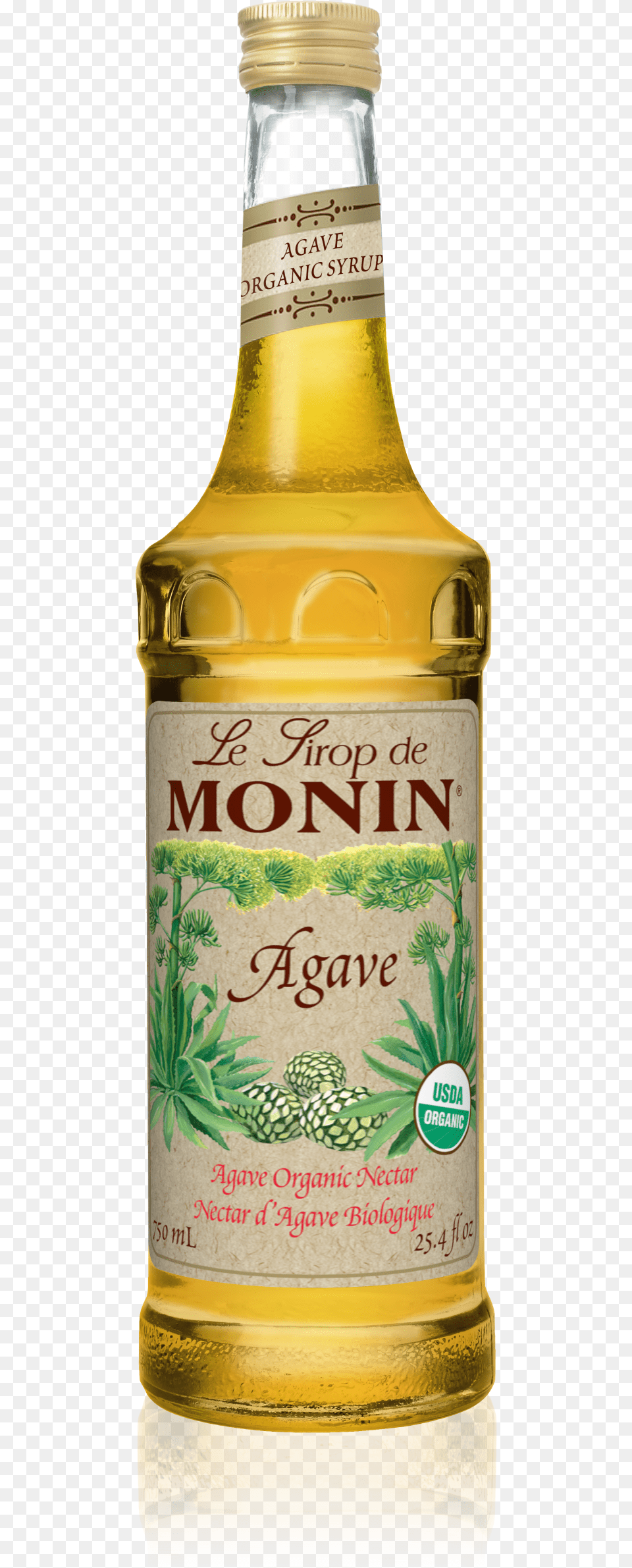 Ml Agave Organic Nectar Monin Vanilla Syrup, Alcohol, Beverage, Liquor, Beer Free Png