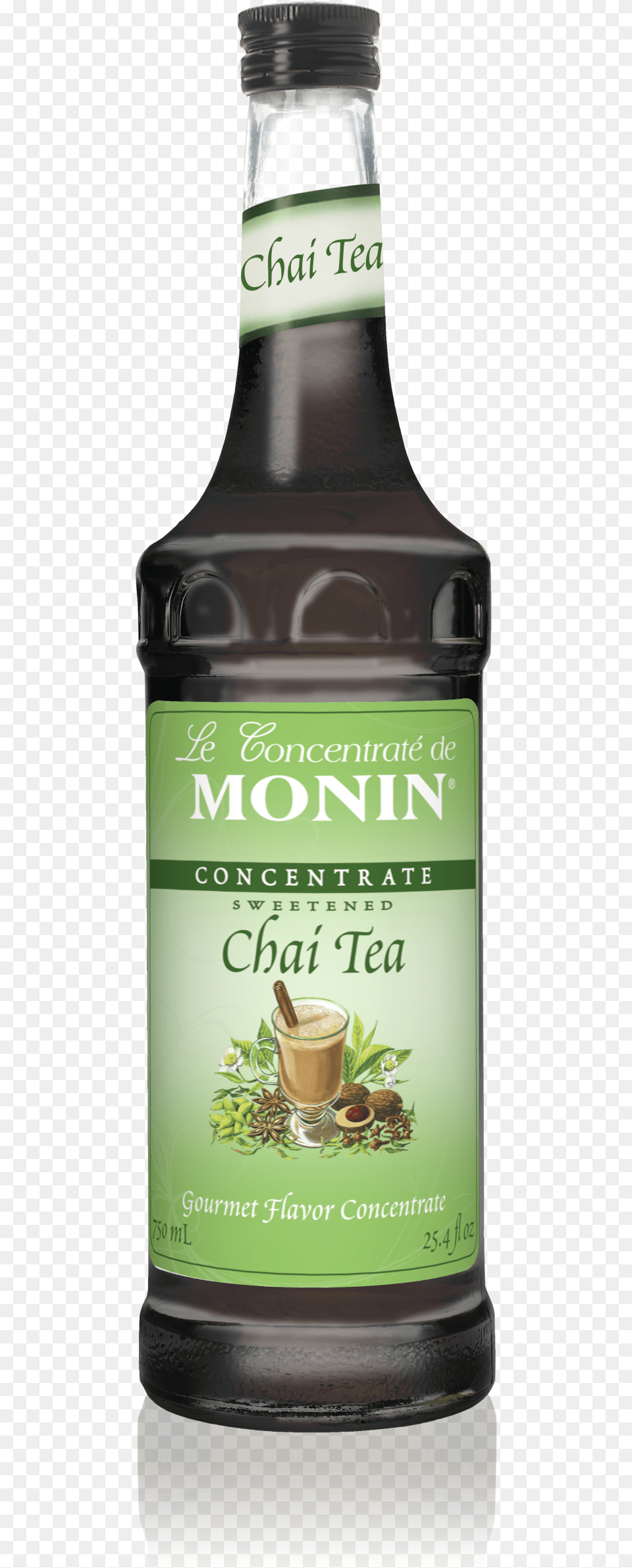 Ml Chai Tea Concentrate Monin Chai Tea Concentrate 750 Ml, Food, Seasoning, Syrup, Alcohol Free Png Download