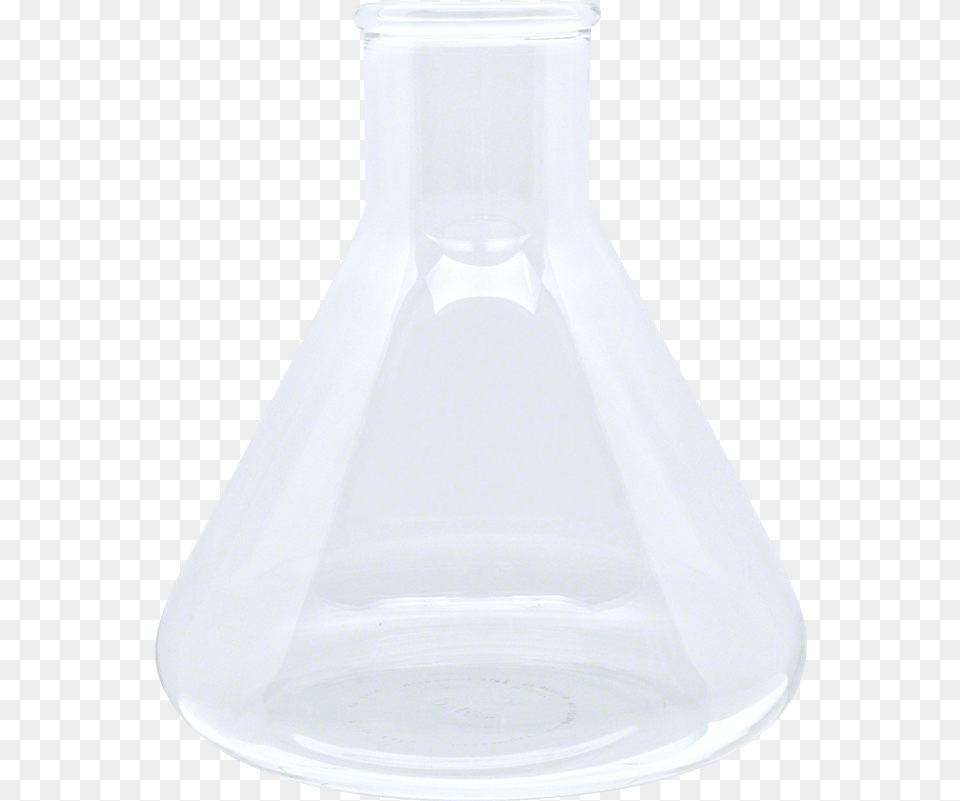 Ml Glass Erlenmeyer Fermentation Flaskdata Glass Bottle, Cone, Jar, Vase, Pottery Free Png Download
