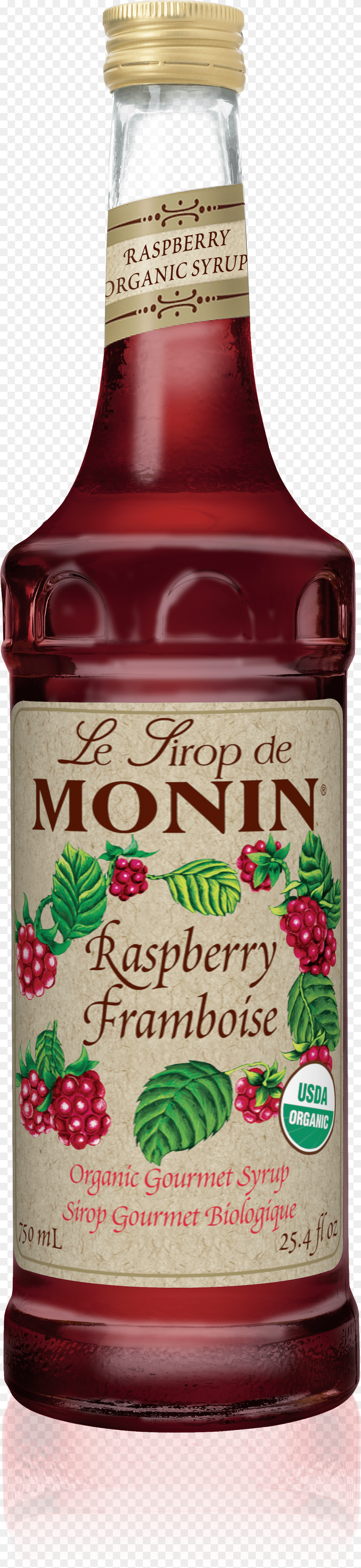 Ml Organic Raspberry Syrup Monin Organic Raspberry Syrup 750 Ml Free Png Download