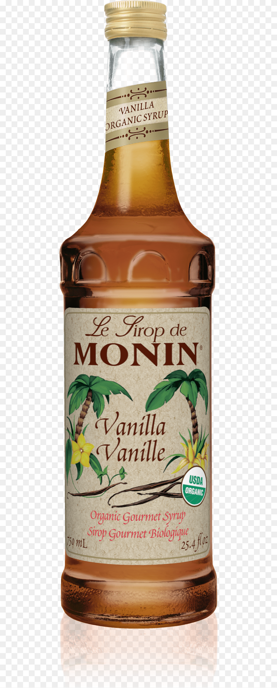 Ml Organic Vanilla Syrup Monin Caramel Apple Butter, Alcohol, Beverage, Liquor, Beer Free Png Download
