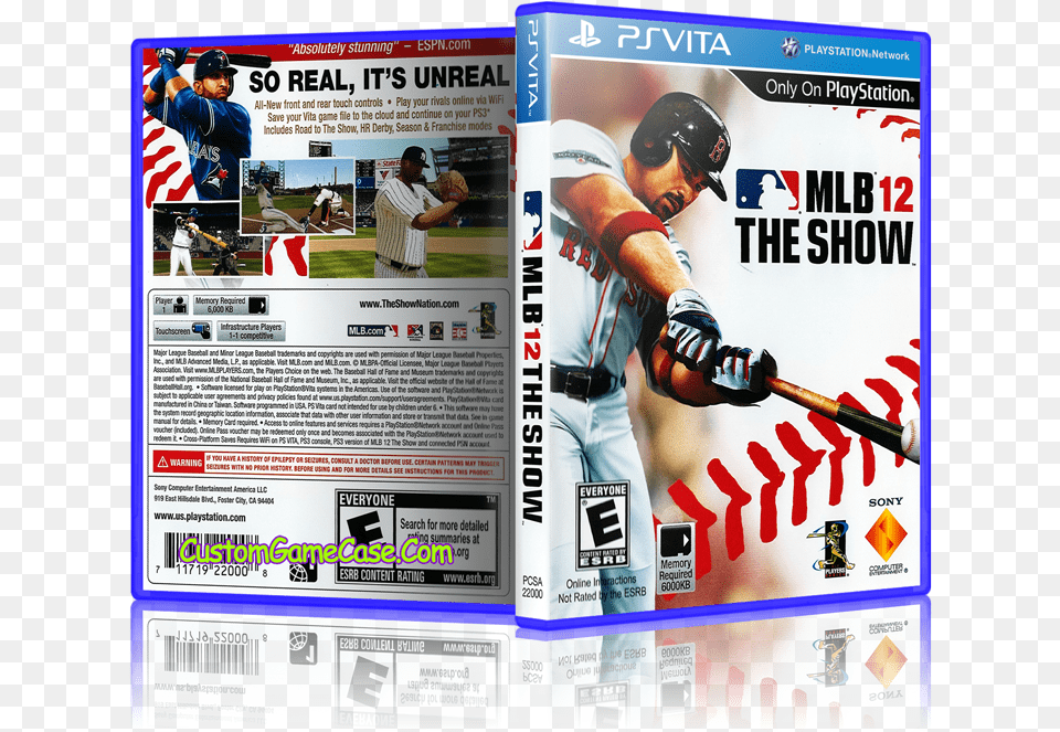 Mlb 12 The Show Mlb 12 The Show Playstation Vita Game, People, Advertisement, Person, Poster Png Image