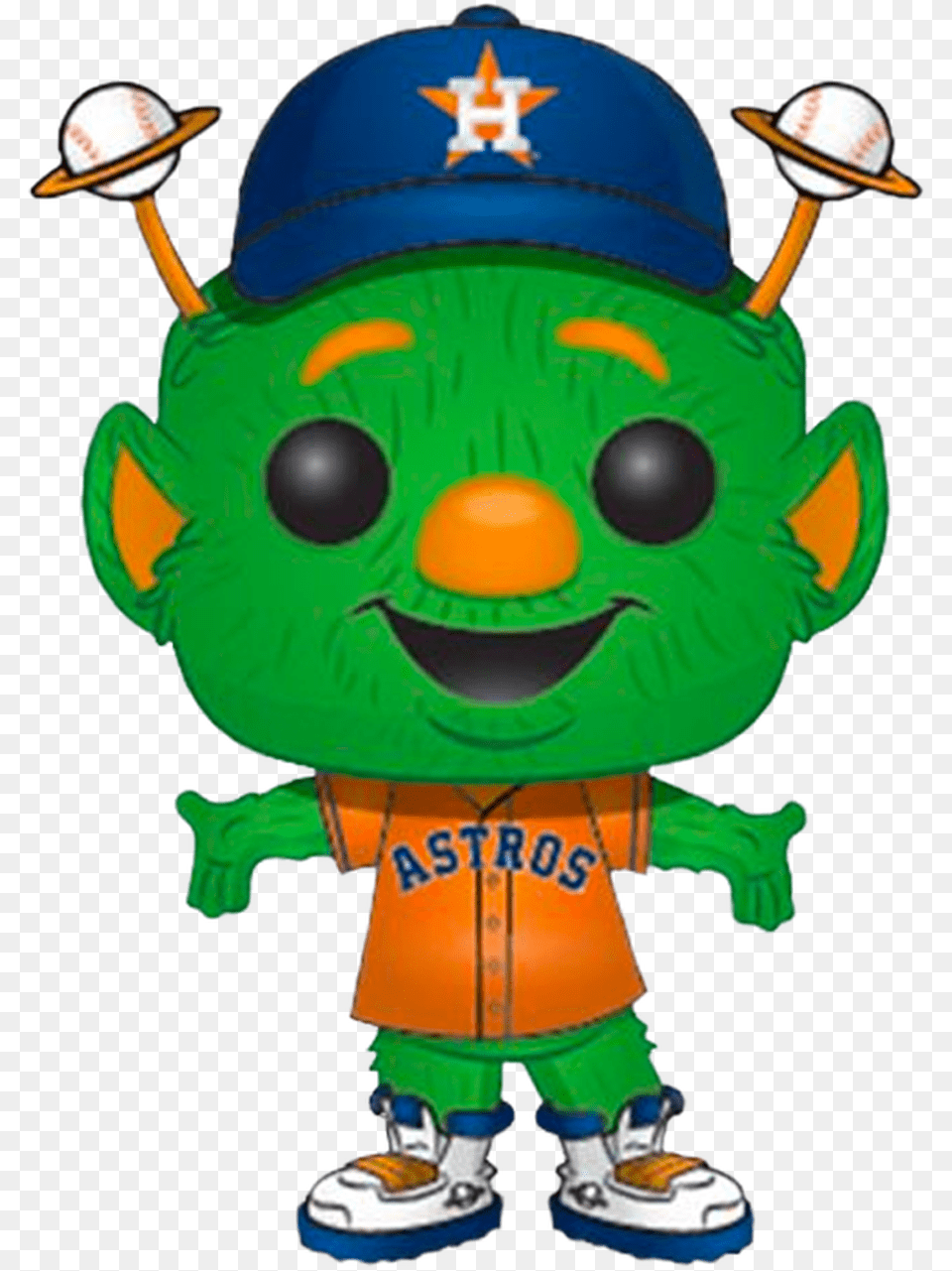 Mlb Baseball Orbit Houston Astros Mascot Pop Vinyl Figure Houston Astros Orbit, Toy Free Transparent Png