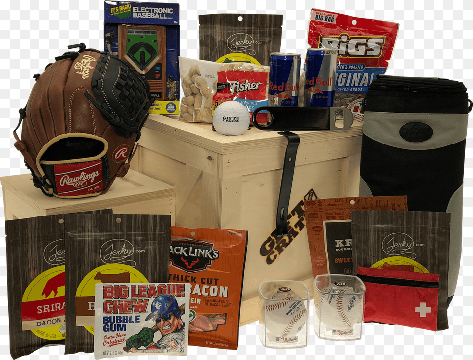 Mlb Baseball Tailgate Gift Crate Box, Baseball Glove, Clothing, Glove, Sport Png