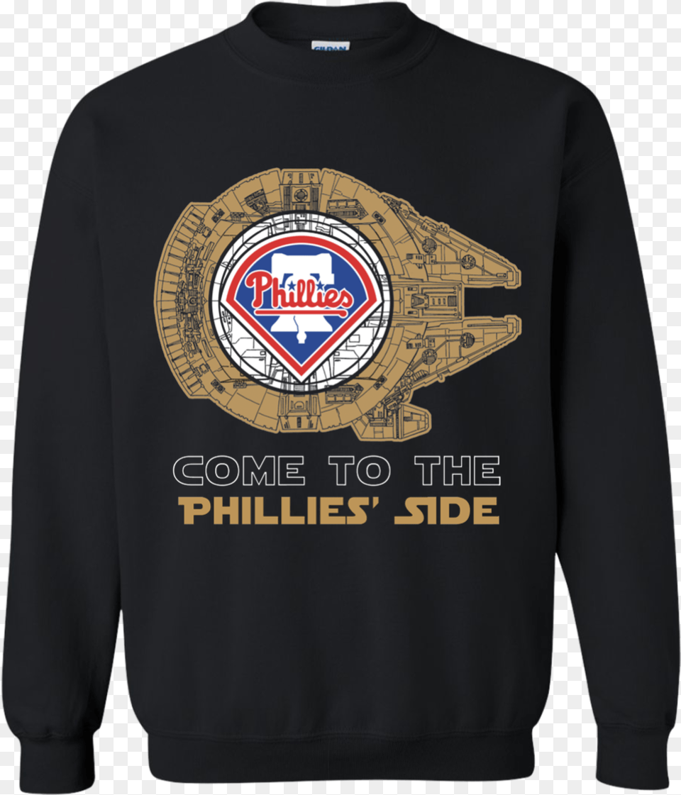 Mlb Come To The Philadelphia Phillies39 Side Star Wars Dark Souls Christmas Sweater, Clothing, Knitwear, Long Sleeve, Sleeve Png Image