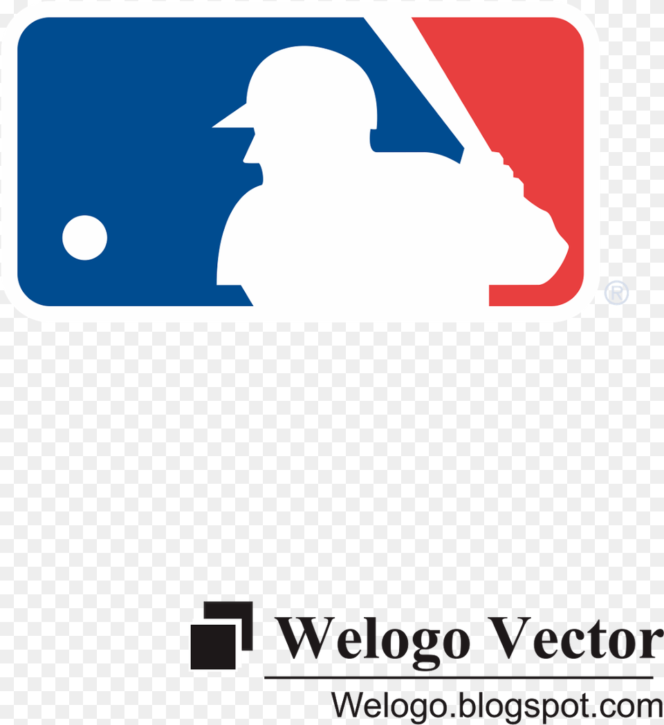 Mlb Logo Vector Design Major League Baseball, People, Person, Text Png