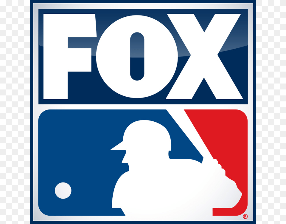 Mlb On Fox Logo, Sign, Symbol, Text, Person Free Transparent Png