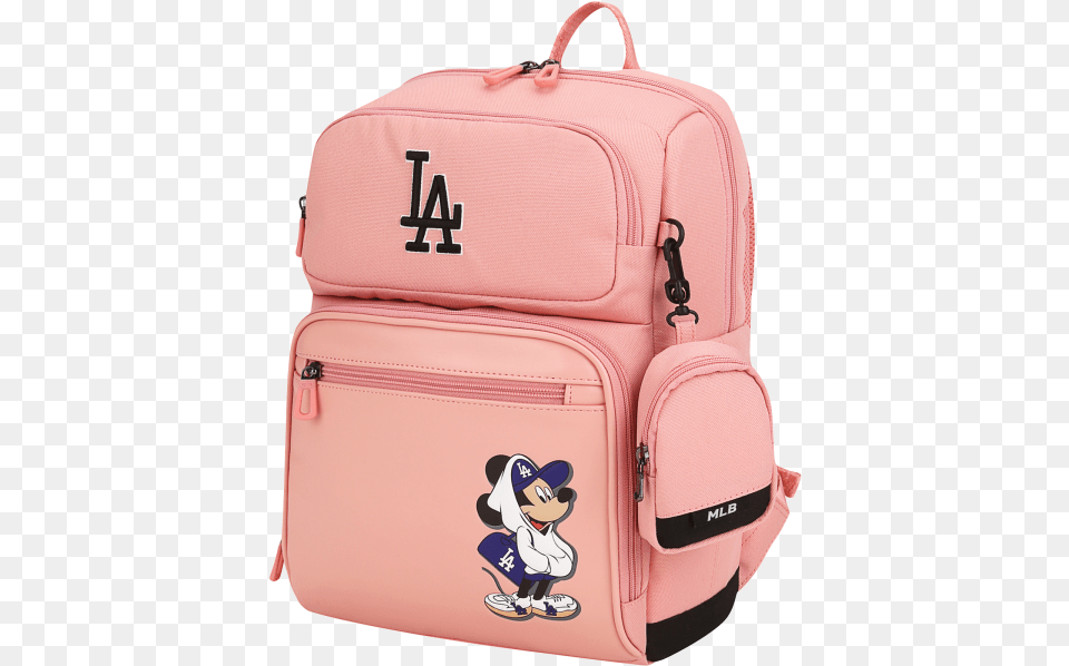 Mlb X Disney Mickey Mouse Backpack La Dodgers Mlb, Bag, Baby, Person, Accessories Free Png Download