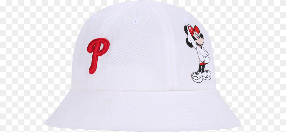 Mlb X Disney Mickey Mouse Dome Hat Baseball Cap, Baseball Cap, Clothing, Person, Hardhat Png