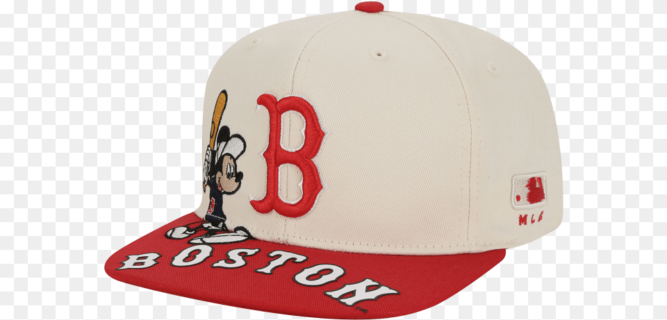 Mlb X Disney Mickey Mouse Snapback Boston Red Sox Hat, Baseball Cap, Cap, Clothing, Hardhat Free Png Download