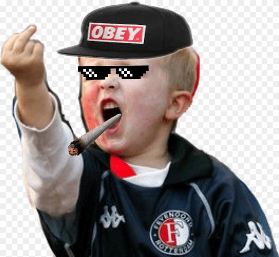 Mlg Kid Meme Thefinger Up Yours Kids Png Image